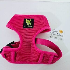 EcoBark Max Comfort Harness Pink S Breathable No-Choke Dogs Adjustable Fit《839》M